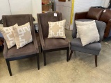 3 Chairs, Pillows
