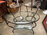 3 Glass Top Tables