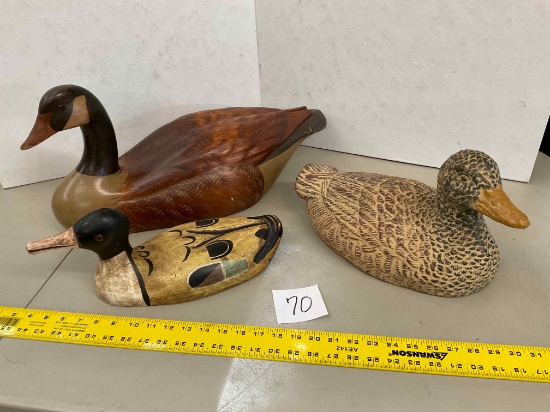 Wooden Duck, Goose, Clay Duck