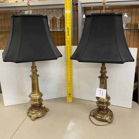 Heavy Brass Lamps