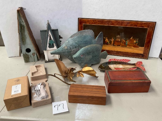Birdhouses, Fish, Decor
