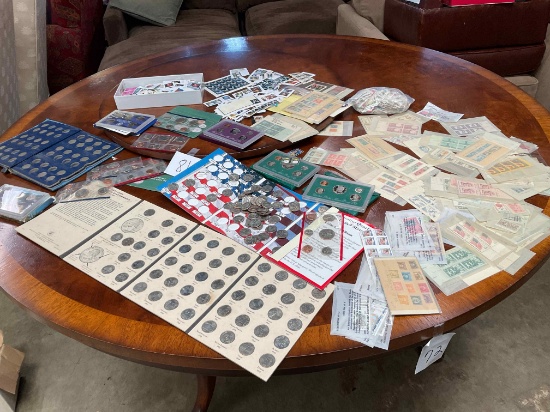 Coins, Stamps