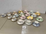 Demi Cups, Saucers