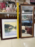 Beveled Mirror, Fish Picture