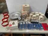 Mugs, Bar items, Pewter, Candles, etc