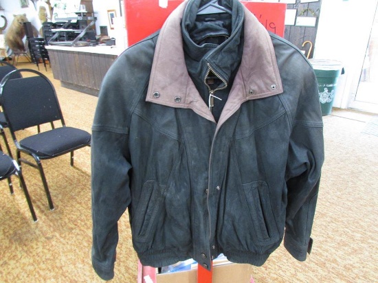 adventure bound leather jacket size M