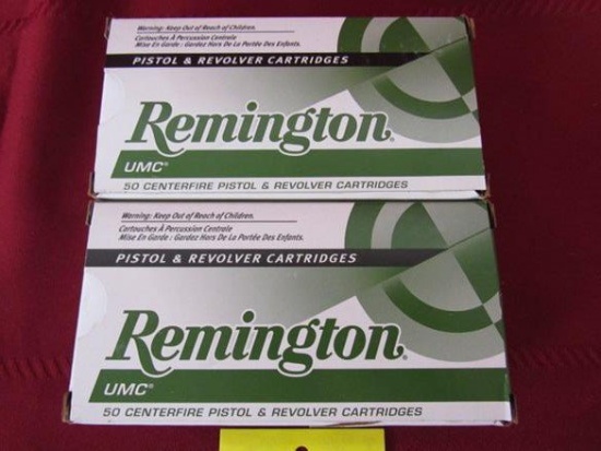 2 boxes of Remington 25 auto, 50rds each. 100rds total