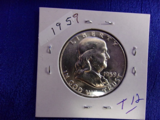 T12  GemUNC  Half Dollar 1959