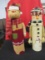 Lot with 2 Christmas Boxes, Snowman and Bear, see photos