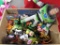 Box of Toys including Buzz Lightyear, Dinosaurs and more