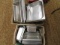 2 Boxes with Large Assortment of Trays, SteamTables, more