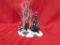 Dept 56 Village Accessories bears in the birch