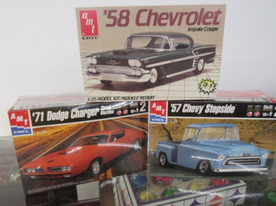 Lot of 3 AMT Ertl Models, 1- 1958 Chevy Impala Coupe