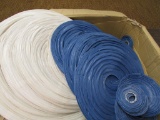 40+ blue and white paper lanterns. various sizes.