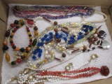 6+ assorted bead necklaces