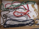 11 bead necklaces.