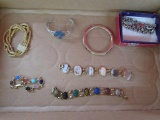 7 Bracelets includes gemstones, and turquoise