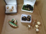5 Sets of Earrings and pins