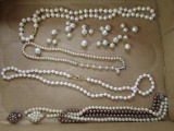 5 Pearl Necklaces