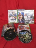 Xbox games. NBA live 2005, COD3. collateral dvd disc 2.