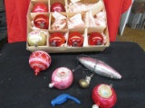 Lot of Christmas Ornaments, 12 assorted ornaments,