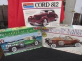 Lot of 3 Model Cars, 1- Monogram Cord 812,