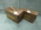 Metal ammo cans, 1 30 cal can and 1 50 cal can, by the piece x 2