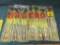Hoppe's cleaning rods, new old stock, in packages, 7 pcs, 3 30 cal,