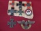 8 German nazi items. badges and medals