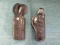 2- Bianchi Leather Holsters, 1- marked S&W K #58,