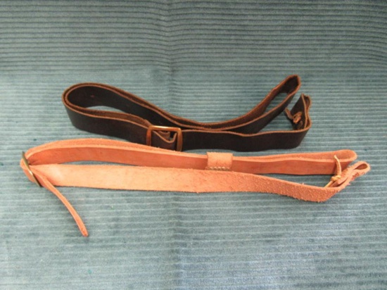 2 leather slings, both for one money