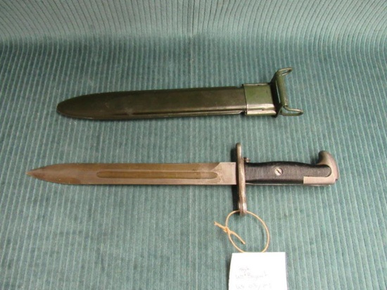 US style bayonet US 03/M1 10" blade, 14 3/4" overall length, with
