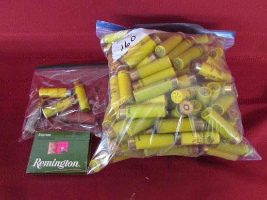 165 mixed rounds 20ga ammo lot possible reloads plus 5 slugs