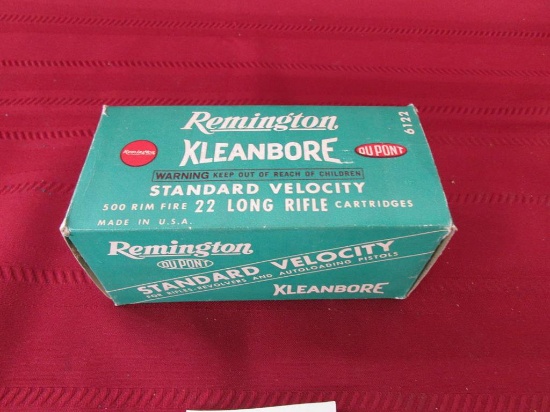 Vintage Brick of Remington Kleanbore 22 long rifle.