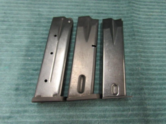 3- Ruger P85 magazines, 15rds each, see photos for details