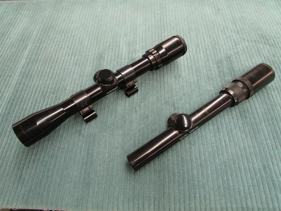 two bushnell scopes. 1.5x4.5x21 sportview. 3x9x32 sportview.