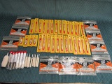 old new stock - approx. 54 Hoppe's/Gunslick cleaning brushes/jags/