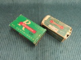 2 vintage boxes of ammo, 1 38 Colt special appears to be full - ends of the