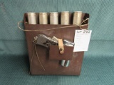 Vintage International Flare-Signal Co. Flare Gun and 5 flares in a carry