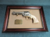 The John Wayne Western commemorative .45 Single Action replica firearm,