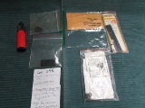 parts box lot - sight for a Carcano, scope base for Ruger 10/22 for tip off mounts,