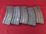 Lot of 5 Metal AR15 30rd mags times the money