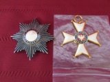 Poland Order Polonia Restituta Grand cross star II and 1944 Medal Polonia
