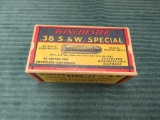 vintage Winchester .38 S&W special nickel plated shells, 50 rds of
