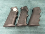 3- AR Pistol grips, 2- misc brand, 1- Houge, see photos for details