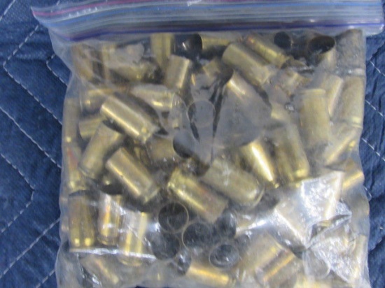 bag of .45 brass and  small bag of .357 brass