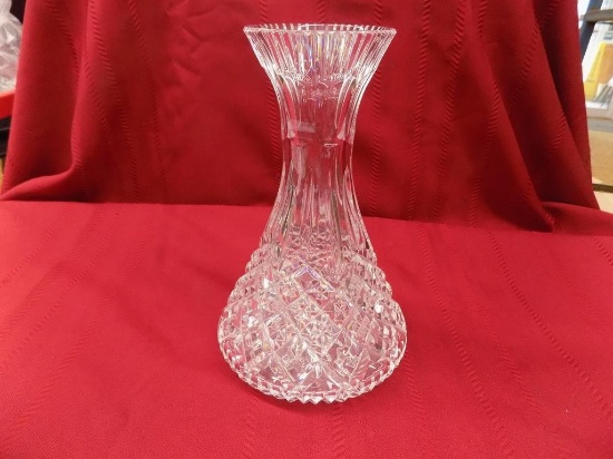 Waterford Crystal vase 9" tall.