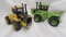 Ertl Steiger Cougar tractor, lime green color, decal