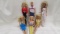 assortment of 4 Barbie's, 1 Ken and 11.5