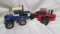 2 vintage Ertl tractors, Massey Ferguson 4900